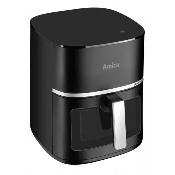 Frytkownica beztłuszczowa AMICA AFM 6020 — pojemność 7 l, 1800 W, regulowana temperatura i minutnik