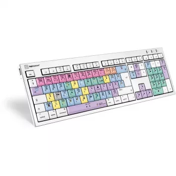 Klawiatura LogicKeyboard LKB-FCPX10-CWMU-UK biurowa USB QWERTY UK English wielokolorowa