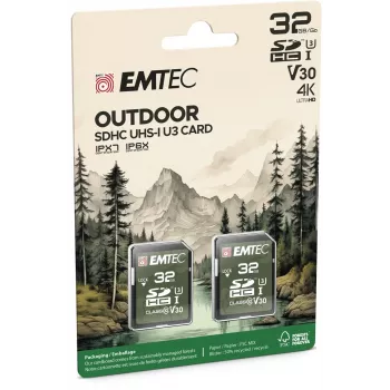 Pamięć flash Emtec 32 GB UHS-I U3 V30 Outdoor ECMSD32GHC10ORP