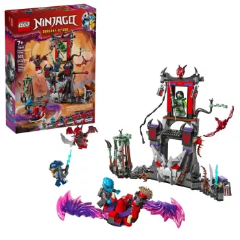 Zestaw konstrukcyjny LEGO NINJAGO 71841 Dragon Village — 305 elementów, 6 minifigurek, wiek 7+