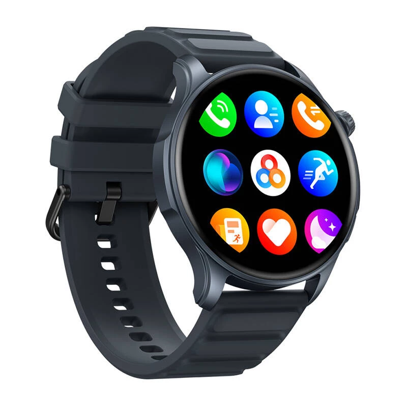 Smartwatch Zeblaze Btalk 3 Pro — 1.43 cala (3.63 cm) AMOLED, 466×466 px, ekran dotykowy, 260 mAh, szary