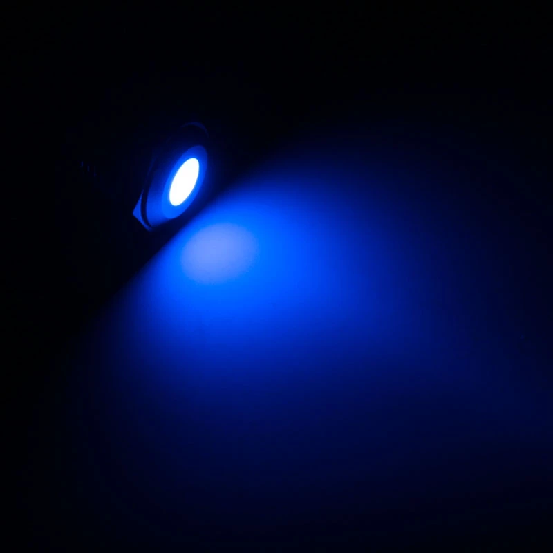 Wskaźnik LED Lamptron Dioda niebieski LAMP-SW2001-H, montaż panelowy, sygnalizacyjny LED