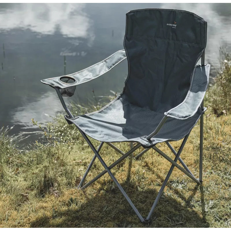 Spruce Arm Chair, Fjord Niebieski 480088, krzesło kempingowe niebieskie, model 2025