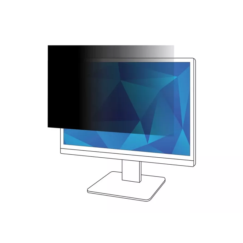 3M PF195W9B filtr prywatyzujący do wyświetlacza 49,5 cm (19,5 cala) Monitor bezramkowy filtr prywatyzujący