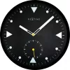 NeXtime zegar 3049 Serious Black, Ø32 cm, ścienny, czarny