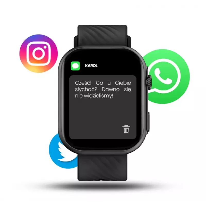 Smartwatch Manta Revo SWU401BK Czarny