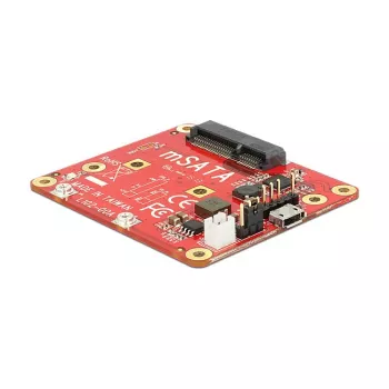 Wewnętrzny adapter mSATA DELOCK 62648 z interfejsem hosta Micro-USB, 6 Gbit/s, 65×56×12 mm