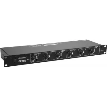 Zoning distributor Omnitronic ZD-160B 16-zone 100V line audio splitter