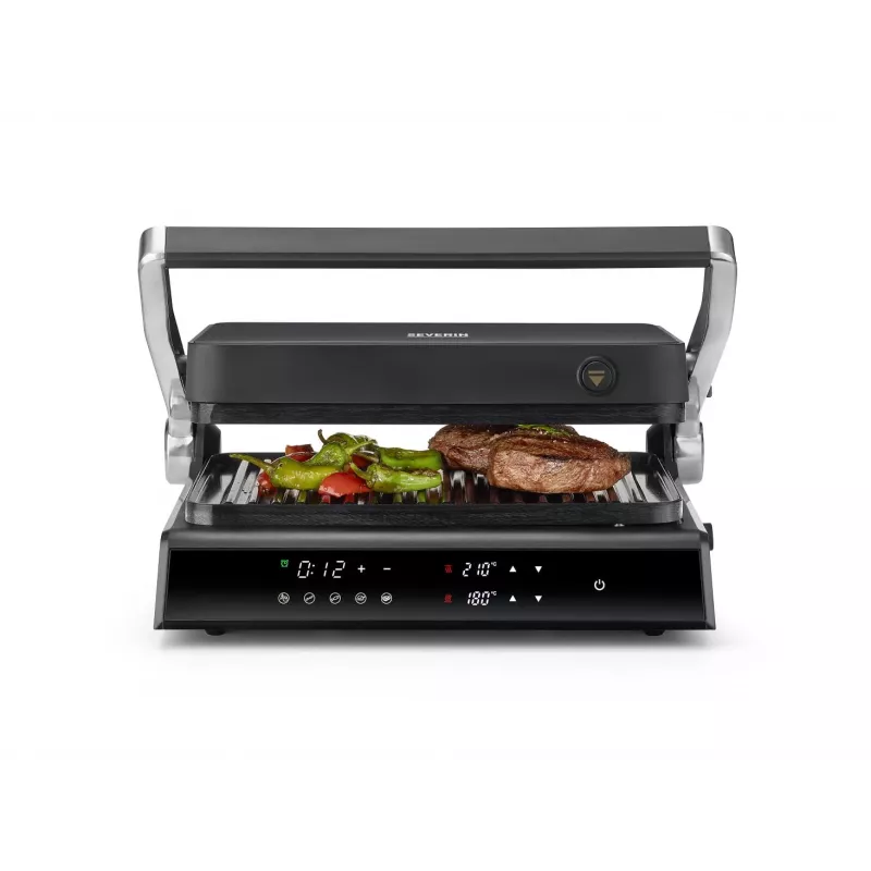 Grill kontaktowy Severin KG 2399 Czarny Stal nierdzewna 1800 W