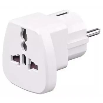 Microconnect PETRAVEL adapter podróżny do gniazdka Universal Biały