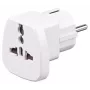 Microconnect PETRAVEL adapter podróżny do gniazdka Universal Biały