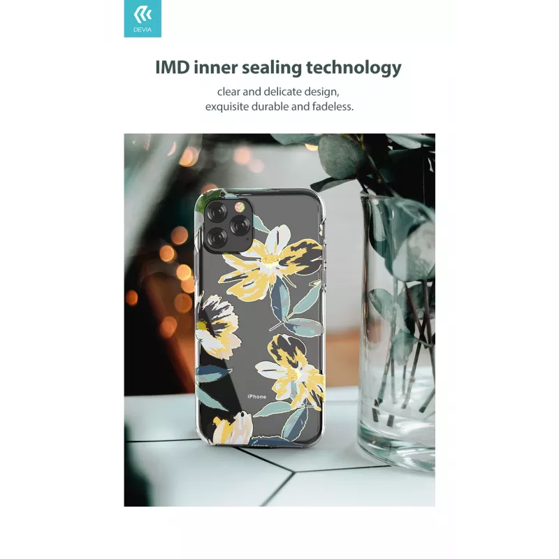 Etui ochronne Devia do iPhone 11 Pro Max, żółte