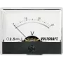 Voltcraft AM-60X46/30V/DC miernik instalacyjny AM-60X46/60V/DC 30 V miernik magnetoelektryczny (AM-60X46/30V/DC)
