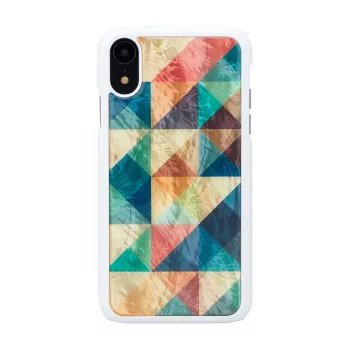 Etui na smartfon iKins do iPhone XR — czarne etui ochronne Mosaic