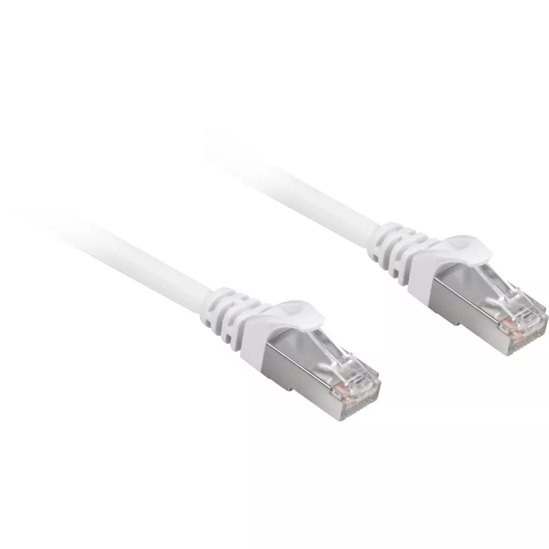 Kabel sieciowy Sharkoon Cat.6a SFTP RJ-45 Cat6a 15 m Biały
