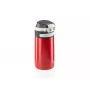 Kubek podróżny Leifheit 03245 stal nierdzewna 350 ml, dwuścienny, szczelny, pokrywa z odchylanym ustnikiem, czarno-czerwony