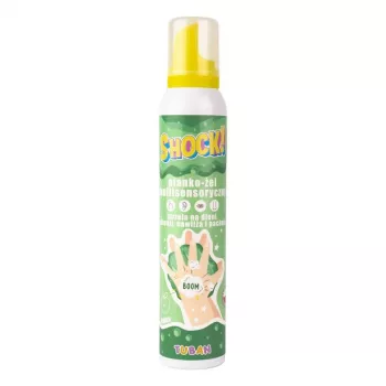 Slime Tuban SHOCK! MULTISENSORYCZNA PIANKA-ŻEL JABŁKO 200 ml Zielony
