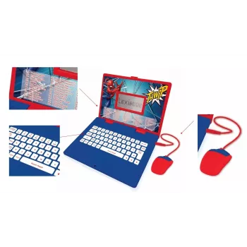 Edukacyjny laptop Spider-Man trójjęzyczny UA/ENG/PL 186 aktywności