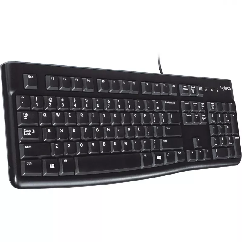 Klawiatura Logitech K120 USB QWERTY hiszpańska czarna (920-002499)