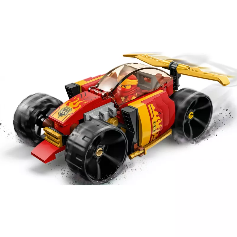 LEGO 71780 NINJAGO Wyścigowy Samochód Ninja Kaina EVO 2w1 Zestaw do Budowania Modelu Pojazdu Terenowego dla Dzieci Chłopców i Dziewczynek w Wieku 6+ Prezent Urodzinowy