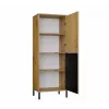 KAMARO 2DK cienki/GŁ dąb ARTISAN DISPLAY CABINET