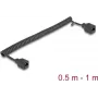 Kabel sieciowy DeLOCK 90669 RJ-45 Cat5e 1 m czarny