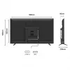 109,2cm/43 (3840x2160) JAPANNEXT JN-IPS430UHD60F 16:9 IPS 60Hz HDMI USB WLAN Głośnik Czarny