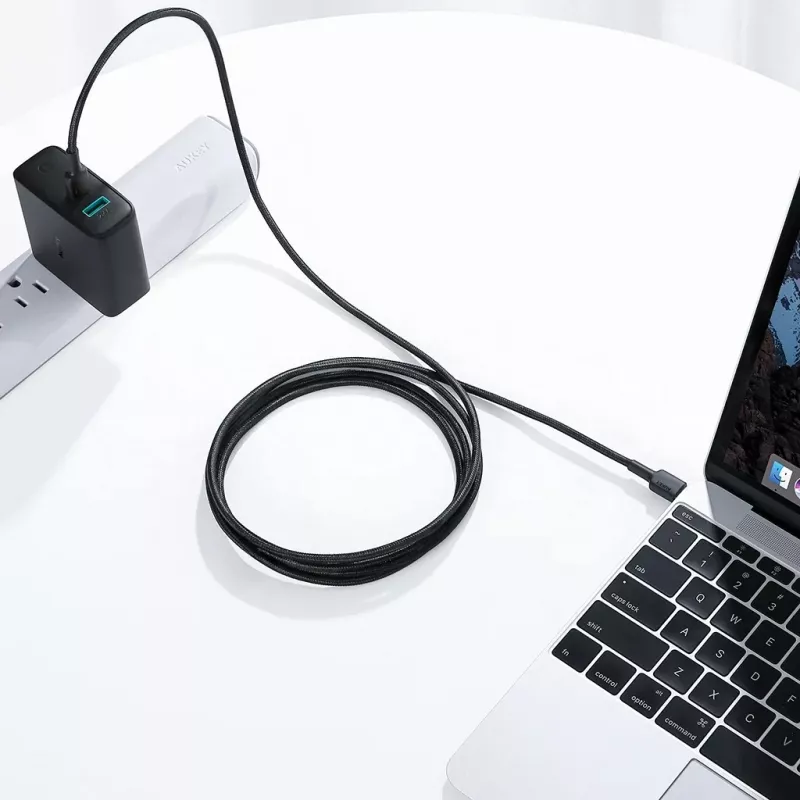 Kabel USB-C Aukey CB-CD45 0,9 m — USB Type-C do USB-A, obsługa Quick Charge
