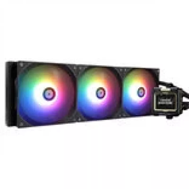 Chłodzenie CPU Thermalright Frozen Warframe 420 Czarny ARGB — wentylatory ARGB 140 mm, chłodnica 420 mm