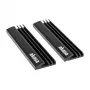Akasa A-M2HS01-KT02 System chłodzenia komputera Radiator / chłodzenie dysku SSD Czarny 1 - 2 (A-M2HS01-KT02)