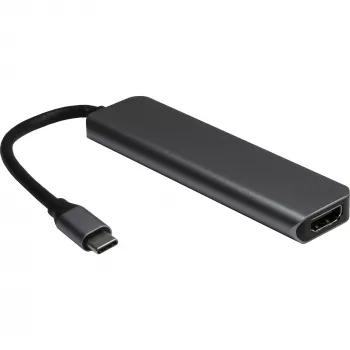Koncentrator USB Inter-Tech H-469-1 Type-C 5000 Mbit/s HDMI