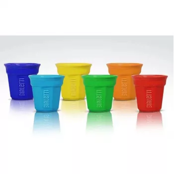 Filiżanka Bialetti BICCHIERINI Wielokolorowa Kawa 6 szt.