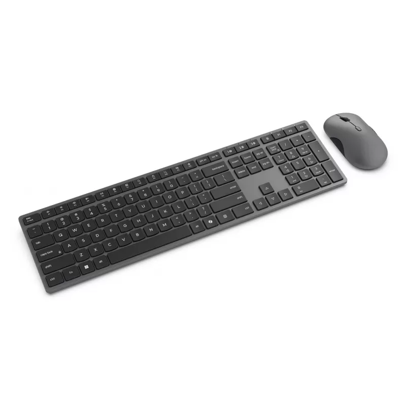 Bezprzewodowy zestaw klawiatury i myszy Lenovo 700 Modern Multi-Device — układ US English, Bluetooth, Luna szary