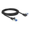 Kabel sieciowy DeLOCK RJ45 Kat.6A S/FTP 2m Czarny