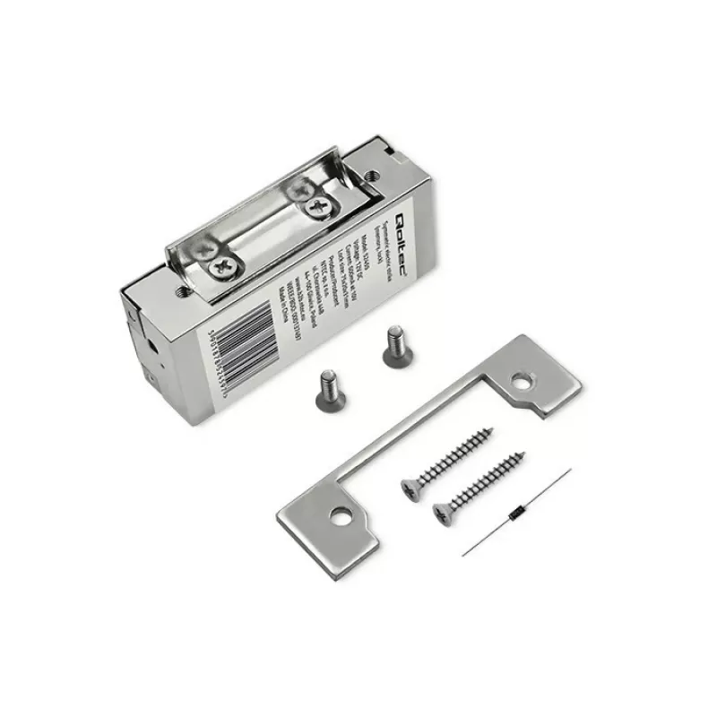 Zamek elektromagnetyczny QOLTEC 52459 12V symetryczny z pamięcią i blokadą