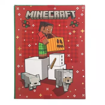 Kalendarz adwentowy Paladone Minecraft Stationery 24 dni — zestaw artykułów piśmiennych z 24 niespodziankami
