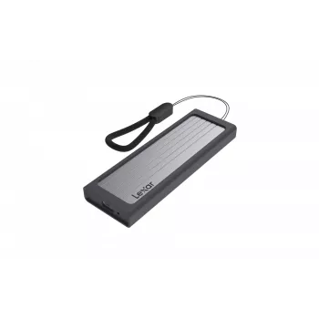 Obudowa SSD Lexar E6 srebrny M.2, PCIe, USB 3.2 Gen 2 (10 Gbit/s), USB‑C, aluminium, pojedynczy M.2 do 4 TB