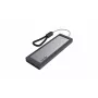 Obudowa SSD Lexar E6 srebrny M.2, PCIe, USB 3.2 Gen 2 (10 Gbit/s), USB‑C, aluminium, pojedynczy M.2 do 4 TB