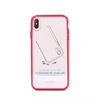Ochronne etui antywstrząsowe Devia do iPhone XS Max 6,5 inch, czerwone, ochrona przed upadkiem