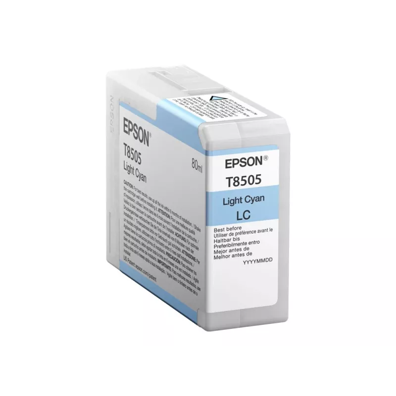 Epson Singlepack Jasnocyjanowy T850500, Jasnocyjanowy, atrament pigmentowy, 80 ml, 1 szt.