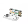 LANBERG puszka przyłączeniowa sieciowa PLC-6SL1-S, Cat6 S/FTP (S-STP), srebrna, 82×35×23 mm