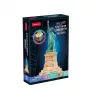 3D Puzzle CubicFun 306-L536H LED Statue of Liberty Night Edition — model do składania z oświetleniem LED