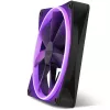 Wentylator obudowy NZXT F140 RGB 14 cm, czarny, 500–1800 RPM, łożysko Fluid Dynamic, 4-pin, 18 diod LED