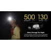 Lampa czołowa Nitecore NU30 — kompaktowa noszona lampa czołowa LED, do 500 lumenów, wiele poziomów jasności, tryb światła czerwonego