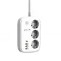 Listwa zasilająca Tellur TLL331521 Smart WiFi z 3 gniazdami, PD 30W, QC 18W