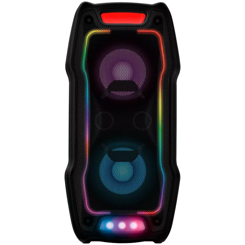 Głośnik SVEN PS-730, czarny (100W, TWS, Bluetooth, FM, USB, microSD, wyświetlacz LED, 4400 mAh)