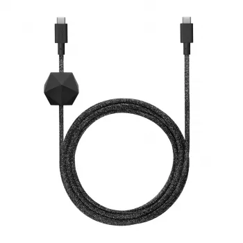 Kabel Native Union Anchor USB-C na USB-C 1,8 m czarny/szary