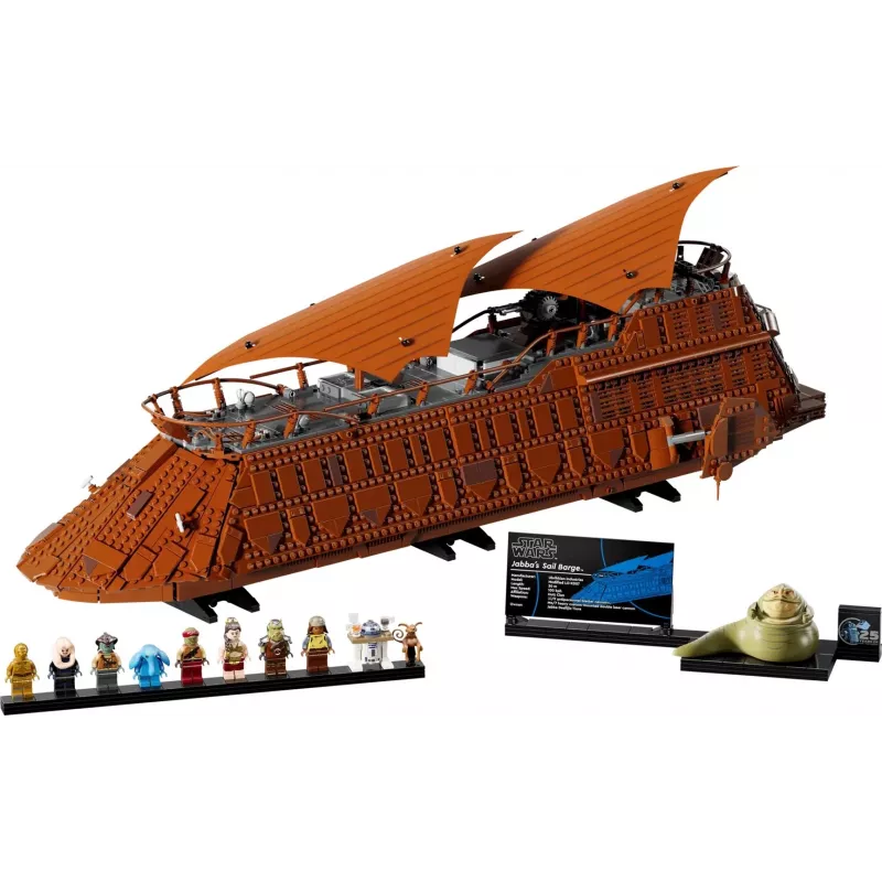 LEGO Star Wars set Jabba's Barge 75397 — 3943 elementów, 11 minifigurek, wiek 18+