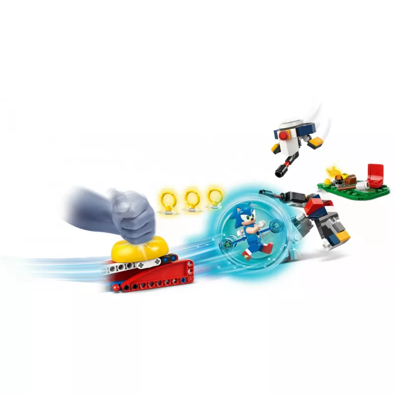 Klocki konstrukcyjne LEGO Sonic the Hedgehog 77001 Campfire Showdown, 177 elementów, 1 minifigurka, wiek 7+