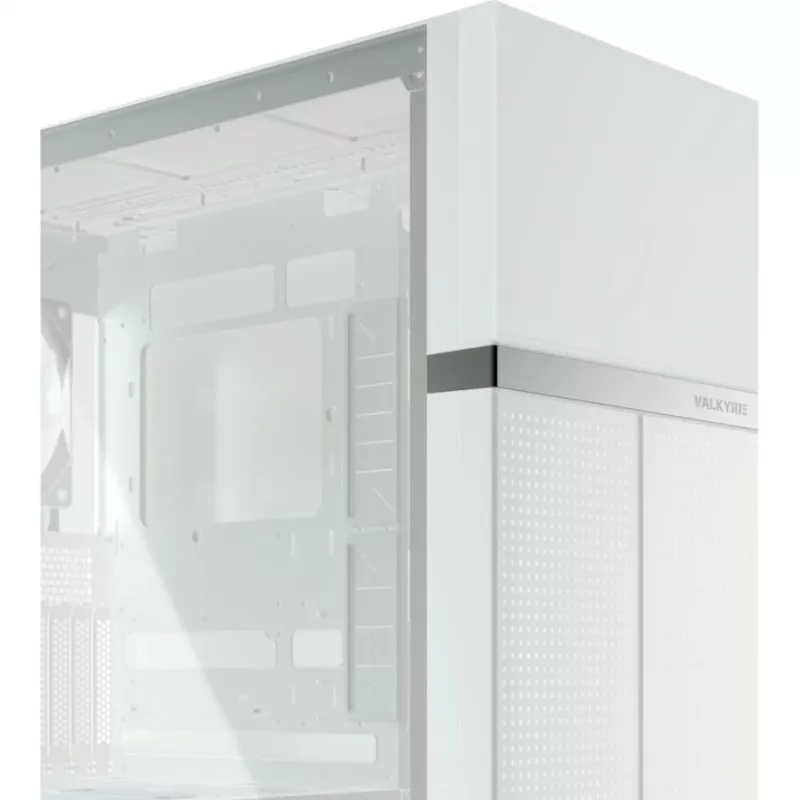 VK02 Lite, Tower-Enclosure Biały, Tempeczerwony Glass